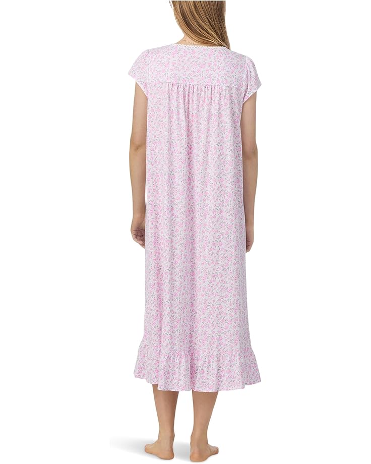 Eileen West Cotton Knit Cap Sleeve Long Nightgown - #2 of 3