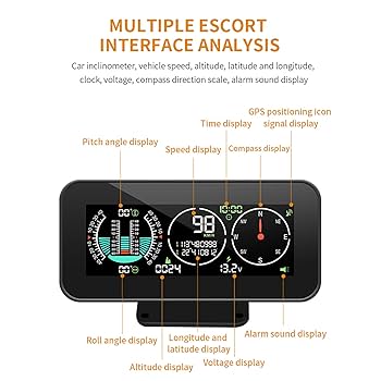 新品 スピードメーター 車 速度計 傾斜角度コンパス 傾斜計 過速度警報機能 hm-qp-ttxsq-15.jpg