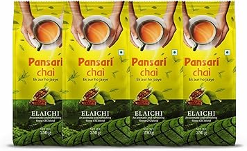 Pansari Elaichi Chai | 1 kg Pure Assam Tea with Original Cardamom Flavor | Aromatic Elaichi for a Refreshing, Full-Bodied Chai Experience | (1 kg)