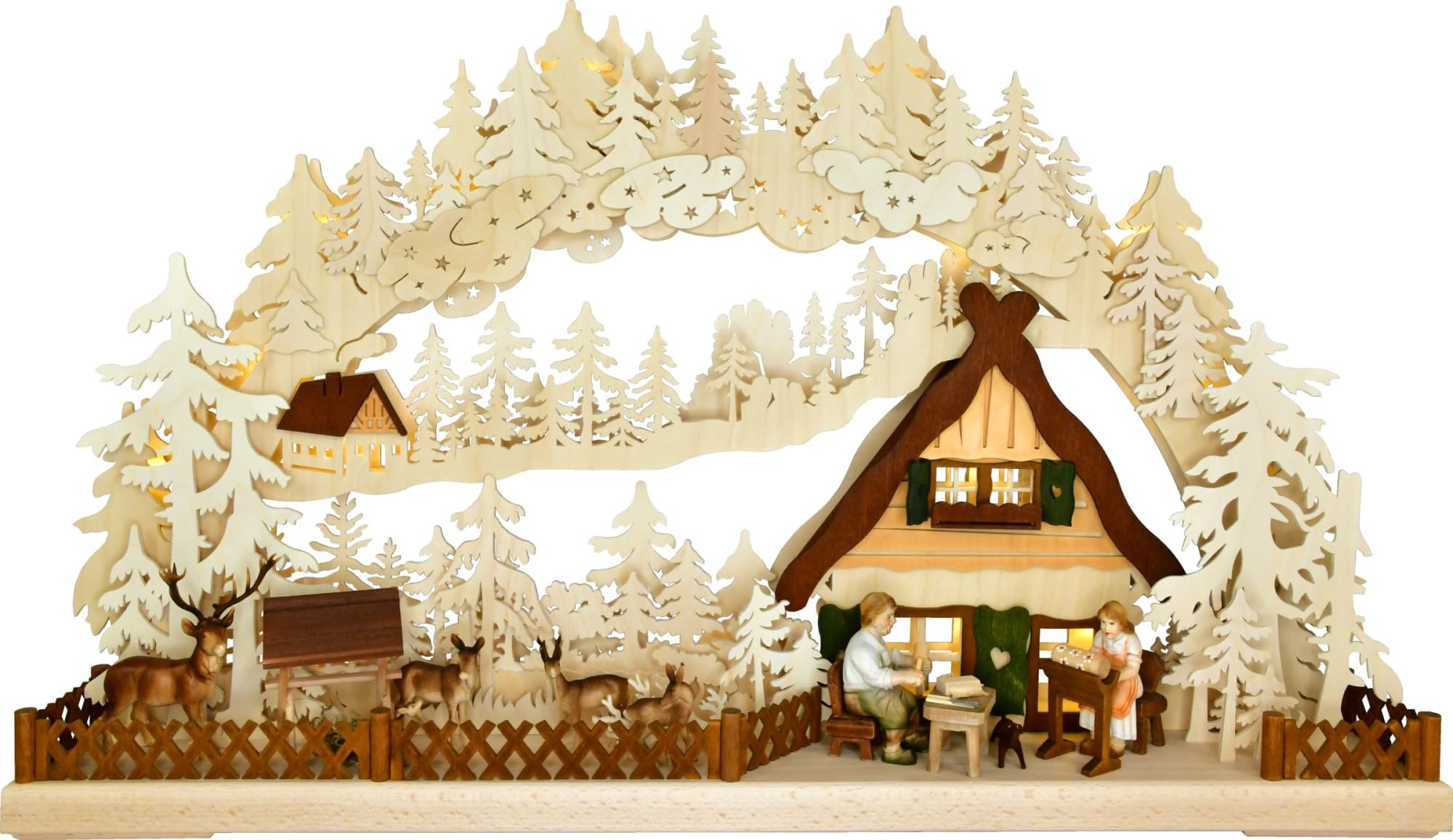 Candle Arch - Craftsmen at the Game Reserve - 72x43 cm / 28x17 inch