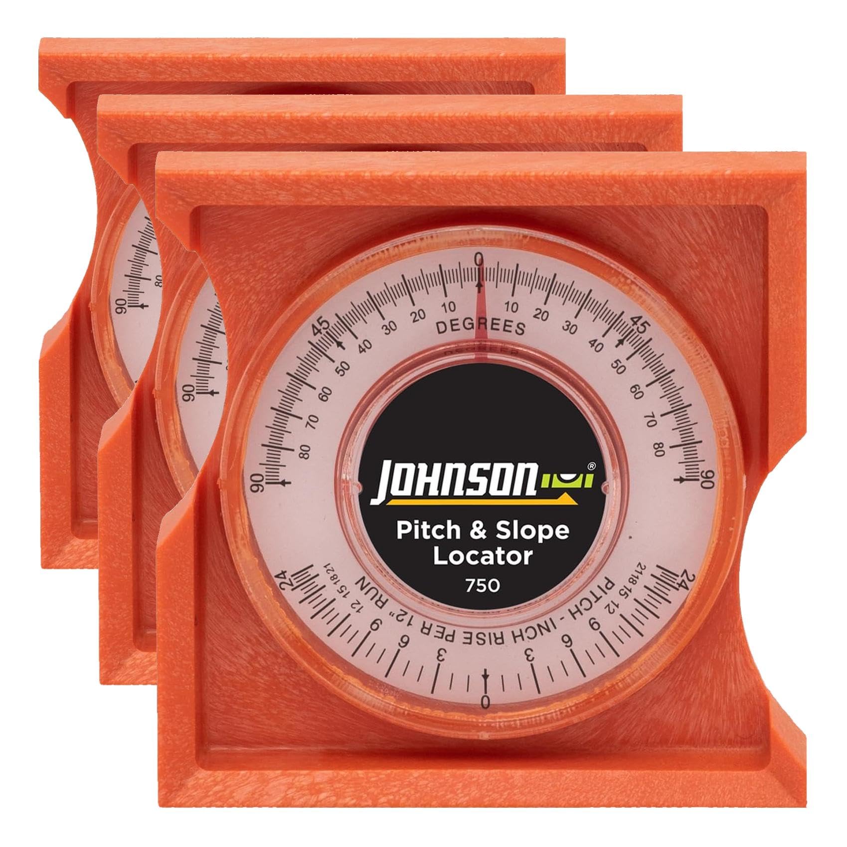 Johnson Level &amp; Tool 750 Pitch &amp; Slope Locator,Orange,1 Locator,(Pack of 3)