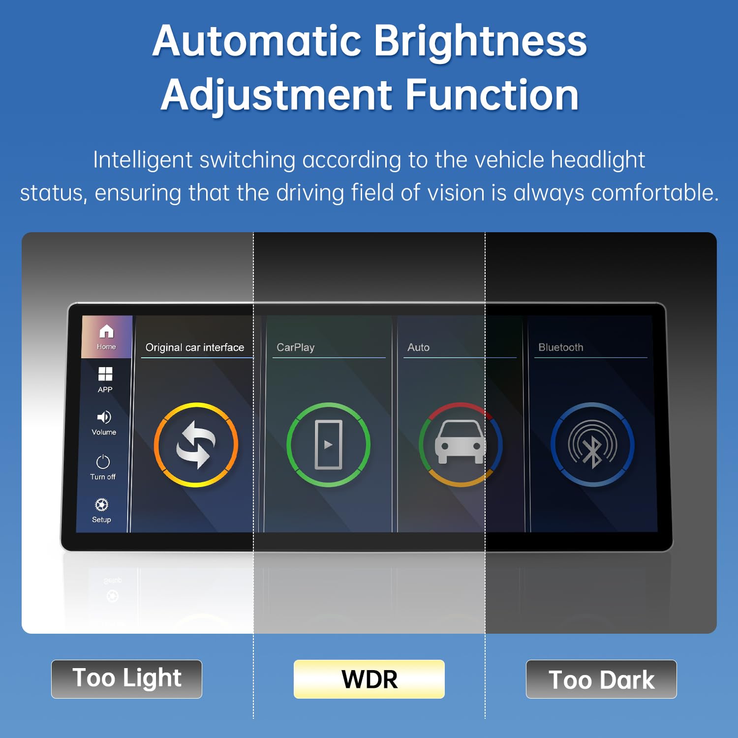 Road Top Radio samochodowe CarPlay, ultra cienki ekran dotykowy do samochodu BMW serii 1 E81/E82/E87/E88 (2004-2008) z systemem CCC, radio samochodowe z CarPlay/Android Auto/MirrorLink