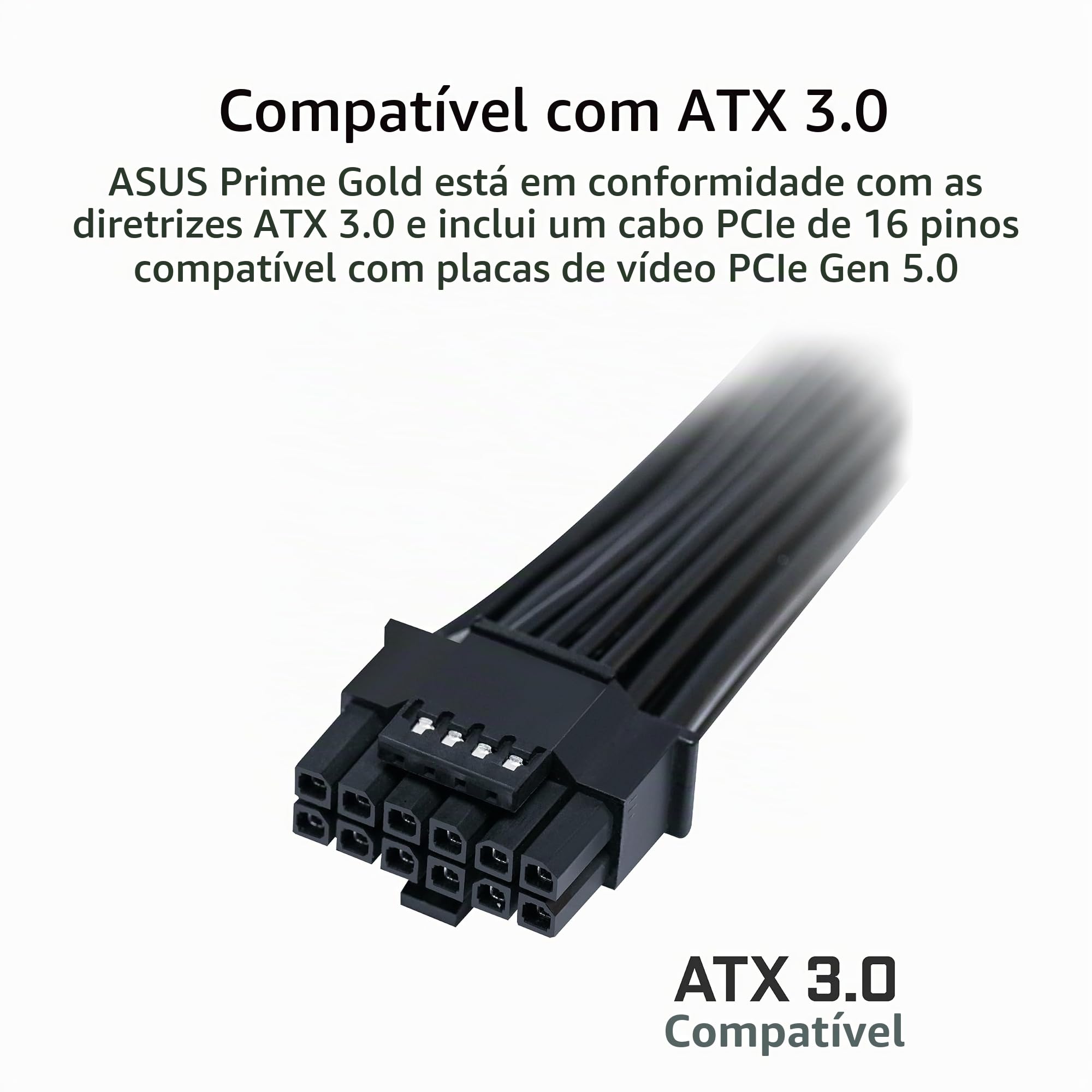 ASUS Prime 750W Gold (750 Watt, compatível com ATX 3.0, fonte de