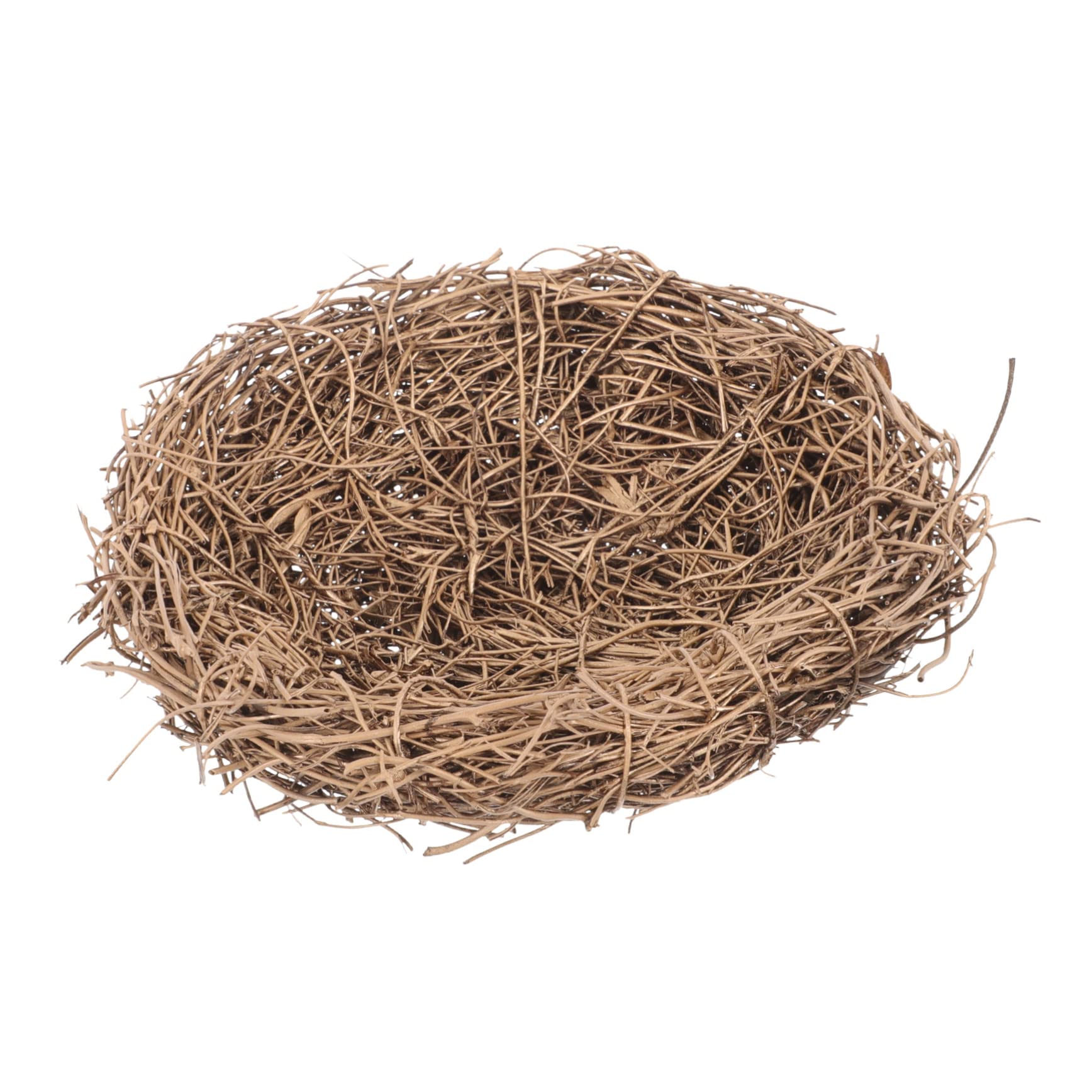 FOMIYES 5 Piezas Nido de pájaro Nido de pájaro Nido de pájaros de ratán Natural decoración botánica decoración de Oro Decoraciones de Boda Nido de pájaro Tejido de ratán Sapo