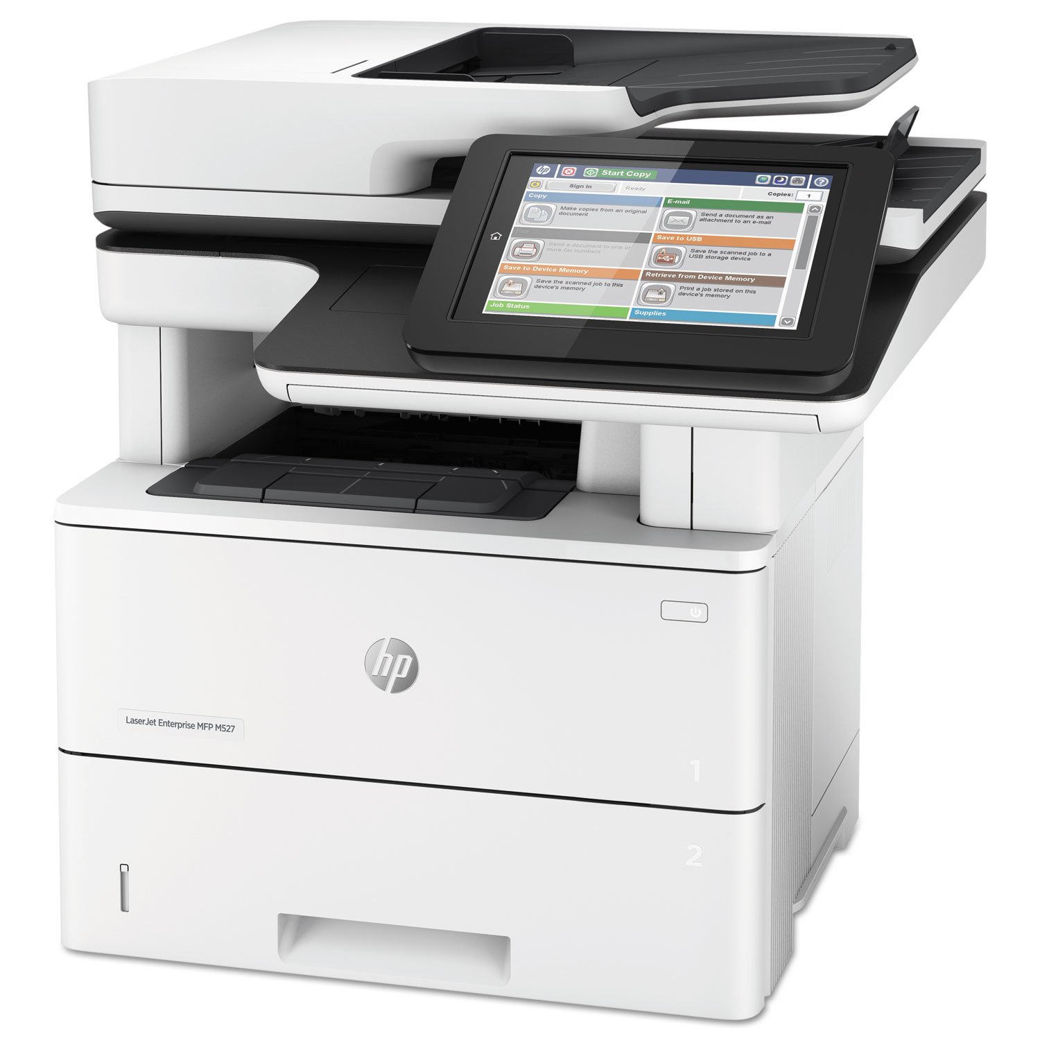 Amazon.com: HP LaserJet Enterprise Flow MFP M527c (F2A81A