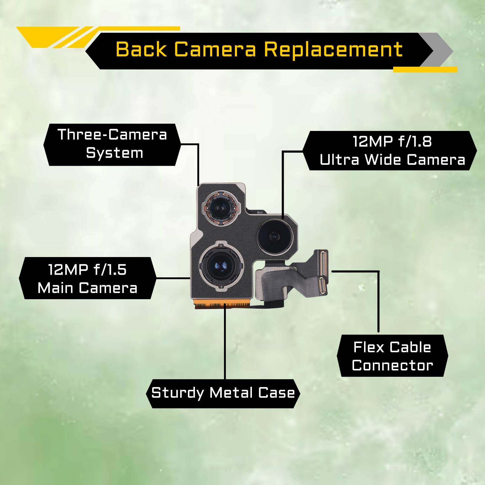 Amazon.com: CYKJGS for iPhone 13 Pro 13 Pro Max Camera Replacement