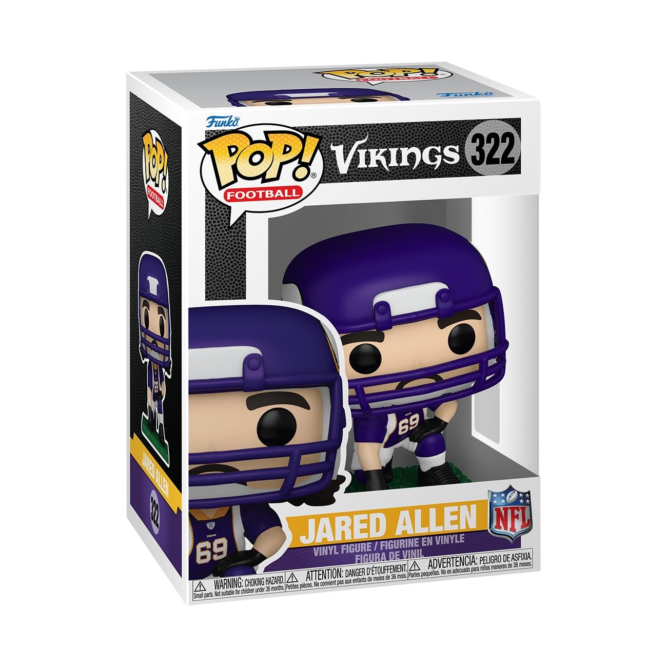 Amazon.com: Funko Pop! NFL: Legends - Jared Allen - Vikings