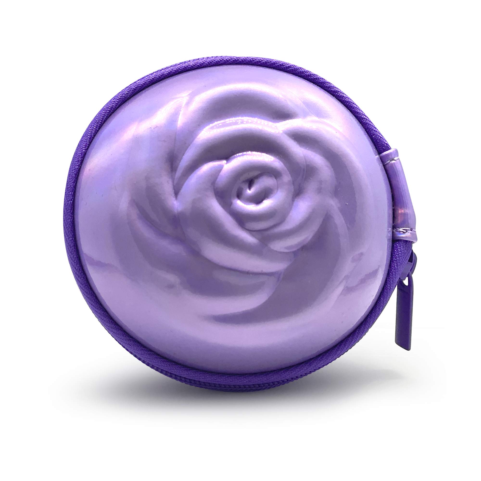 Sileu Case - Estuche para copas menstruales - Ideal para llevar tu tampón o copa menstrual de forma elegante y discreta en tu bolso o para viajes - Grande, 10 cm - Rosa Holográfico — view 10