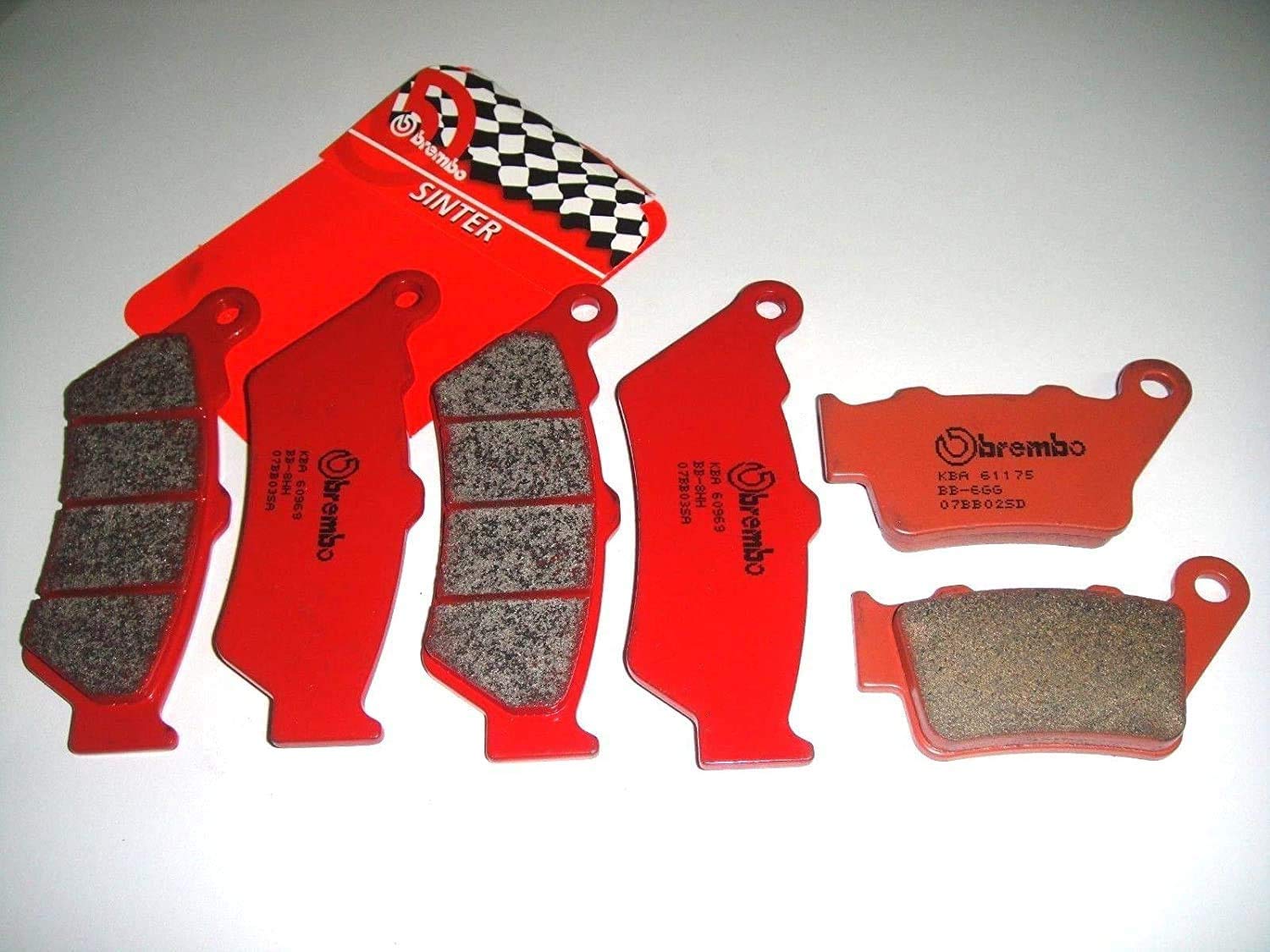 PASTIGLIE FRENO BREMBO ANTERIORI SA + POSTERIORI F 800 GS ABS 2013 2014 2015