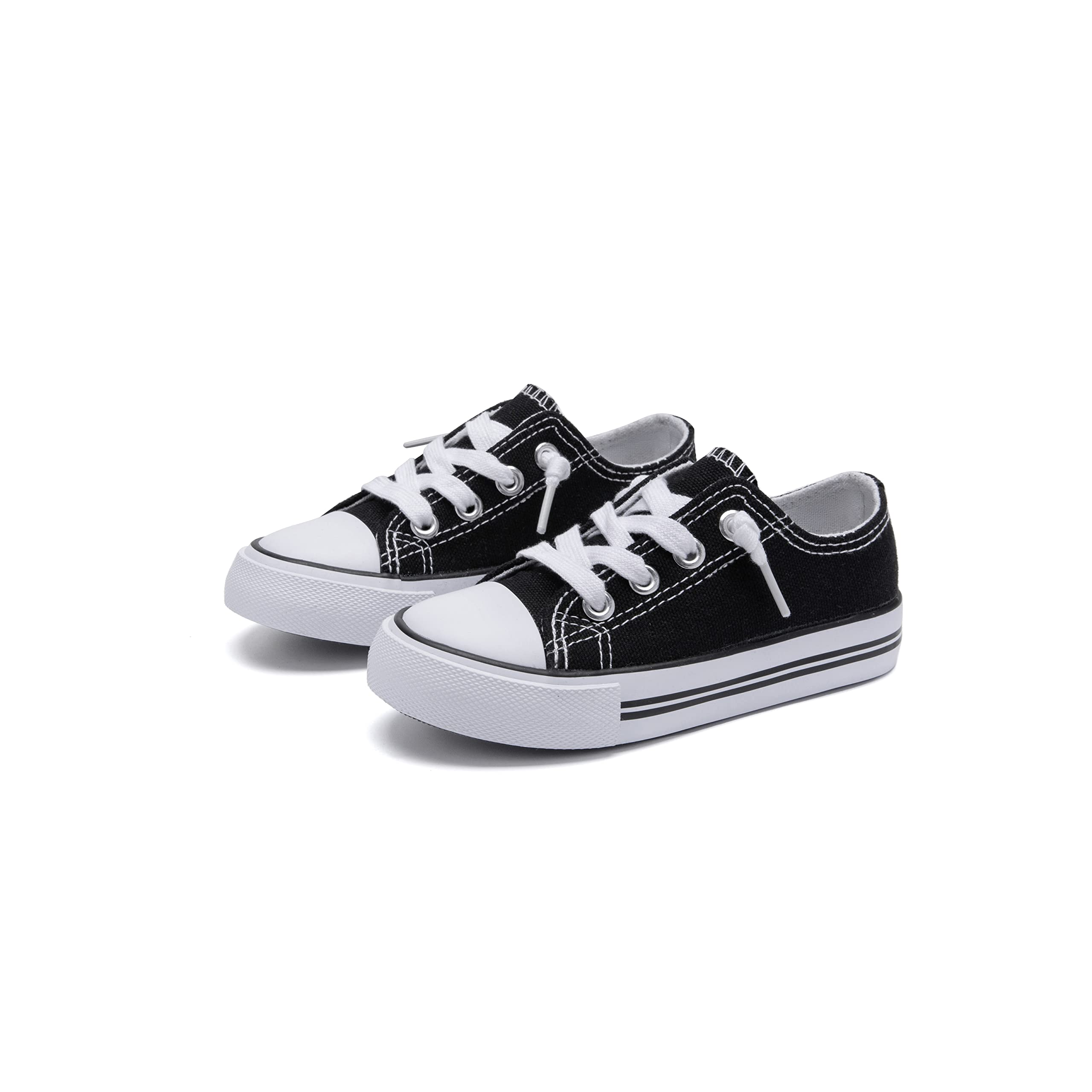 The Fashion Supply Toddler Canvas Shoes for Girls & Boys - Breathable & Comfortable Boys & Girls Canvas Shoes for Toddlers