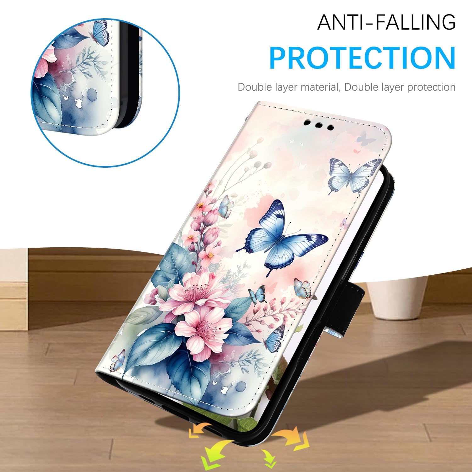 Fertuo Cover per Xiaomi Redmi Note 14 5G / POCO M7 Pro, Custodia Portafoglio a Libro in