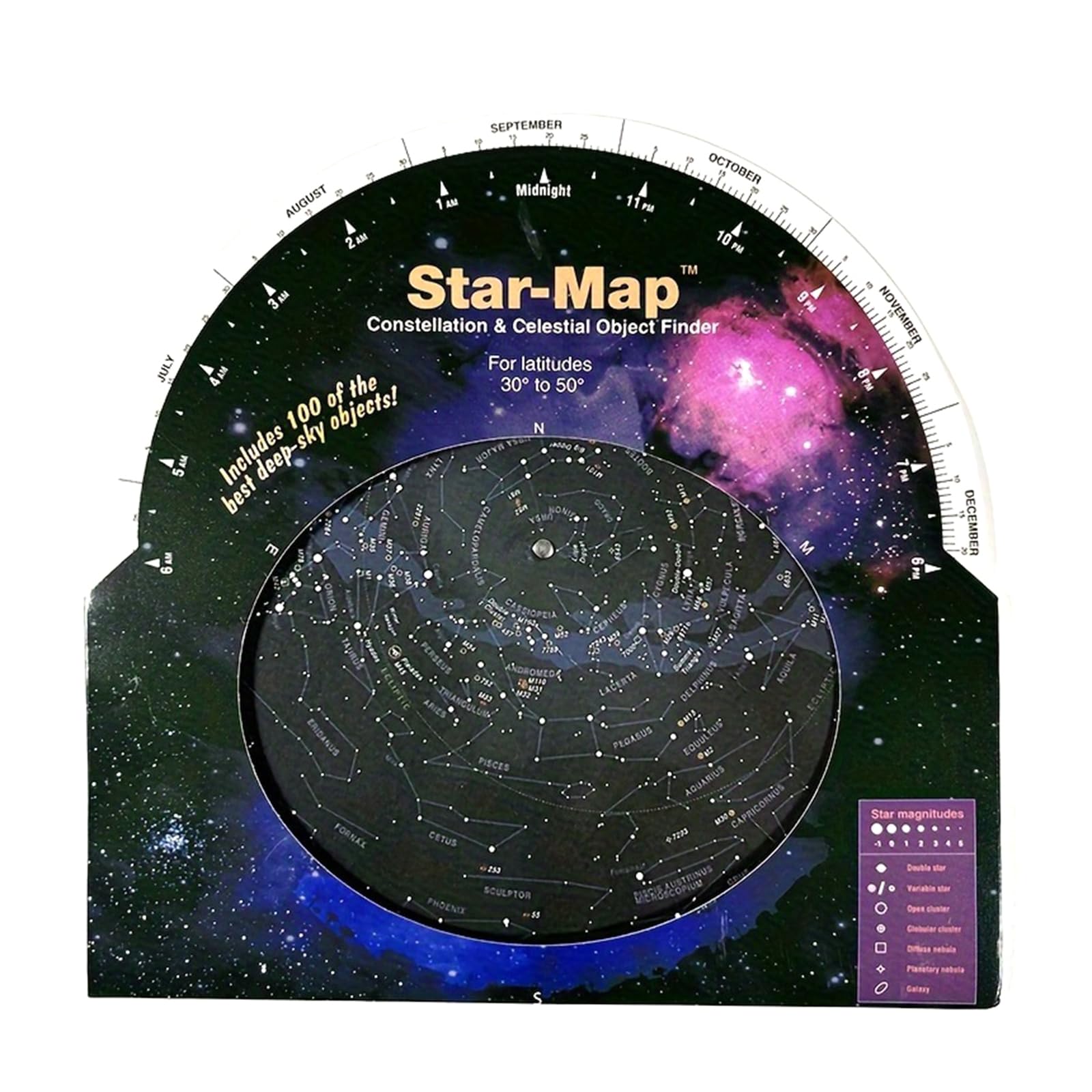 Haiki As The Pic Show Rotating Star Chart Map Suitable For Astronomy Enthusiasts Schools Science Clubs Portable Stargazing & Planet Discovery