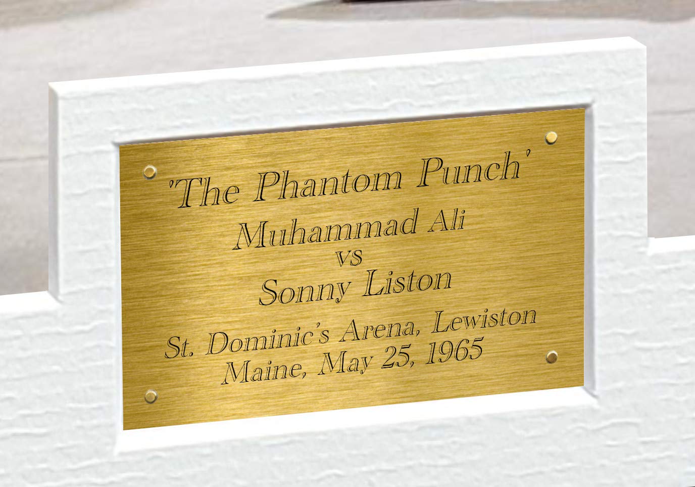 12x8 A4 'THE PHANTOM PUNCH' Muhammed Ali vs Sonny Liston Signed Autographed Boxing Photo Photograph Picture Frame Gift