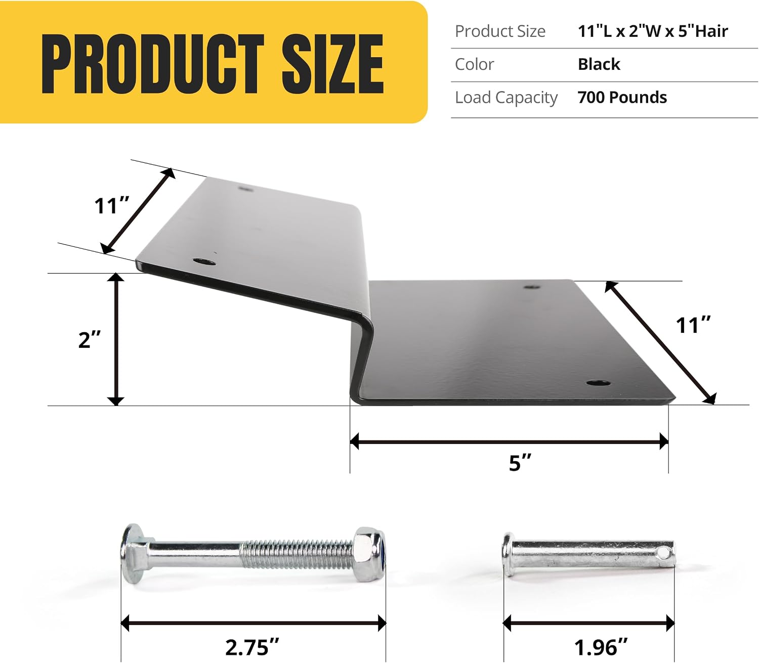 MaxxHaul 51200 Steel Ramp Top Kit - Quickly Create Your Own Ramps with 2"x12" Planks to Safely Load ATV Motorcycle and Lawn Equipment On and Off Your Vehicle