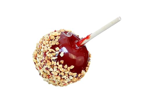 Miniatura 3 de Brochetas de madera de 5.5 x 0.25 pulgadas de madera de caramelo de manzana, paquete de 100 unidades