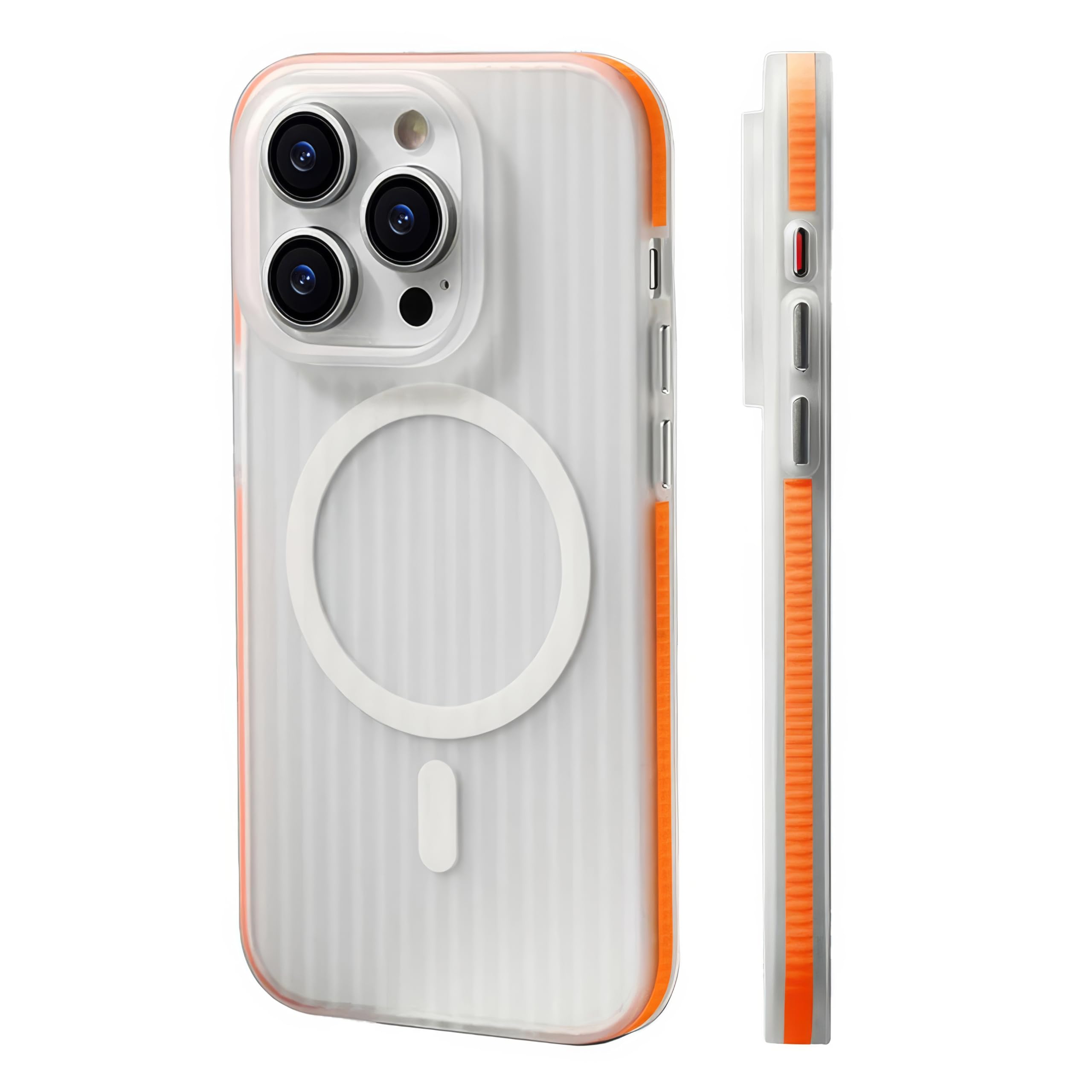 Custodia 3D Linear Wavy per iPhone 15 Pro Max - Viola