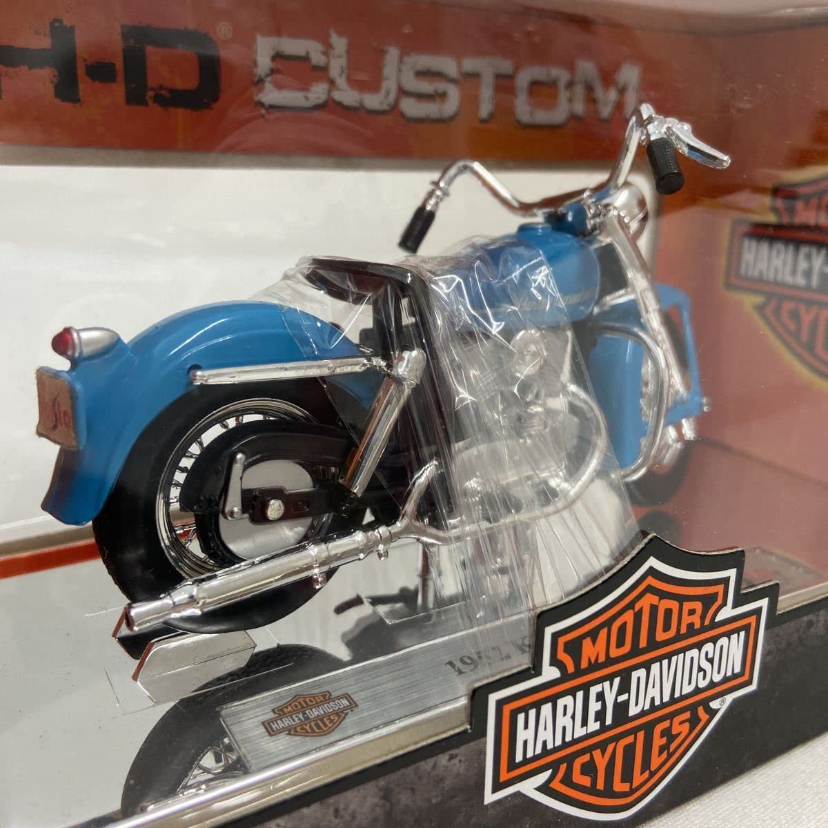 Harley-Davidson FLSTS 1:10 白青 Maisto 未開封】Maisto 1/10 ハーレーダビッドソン FLSTS - メルカリ