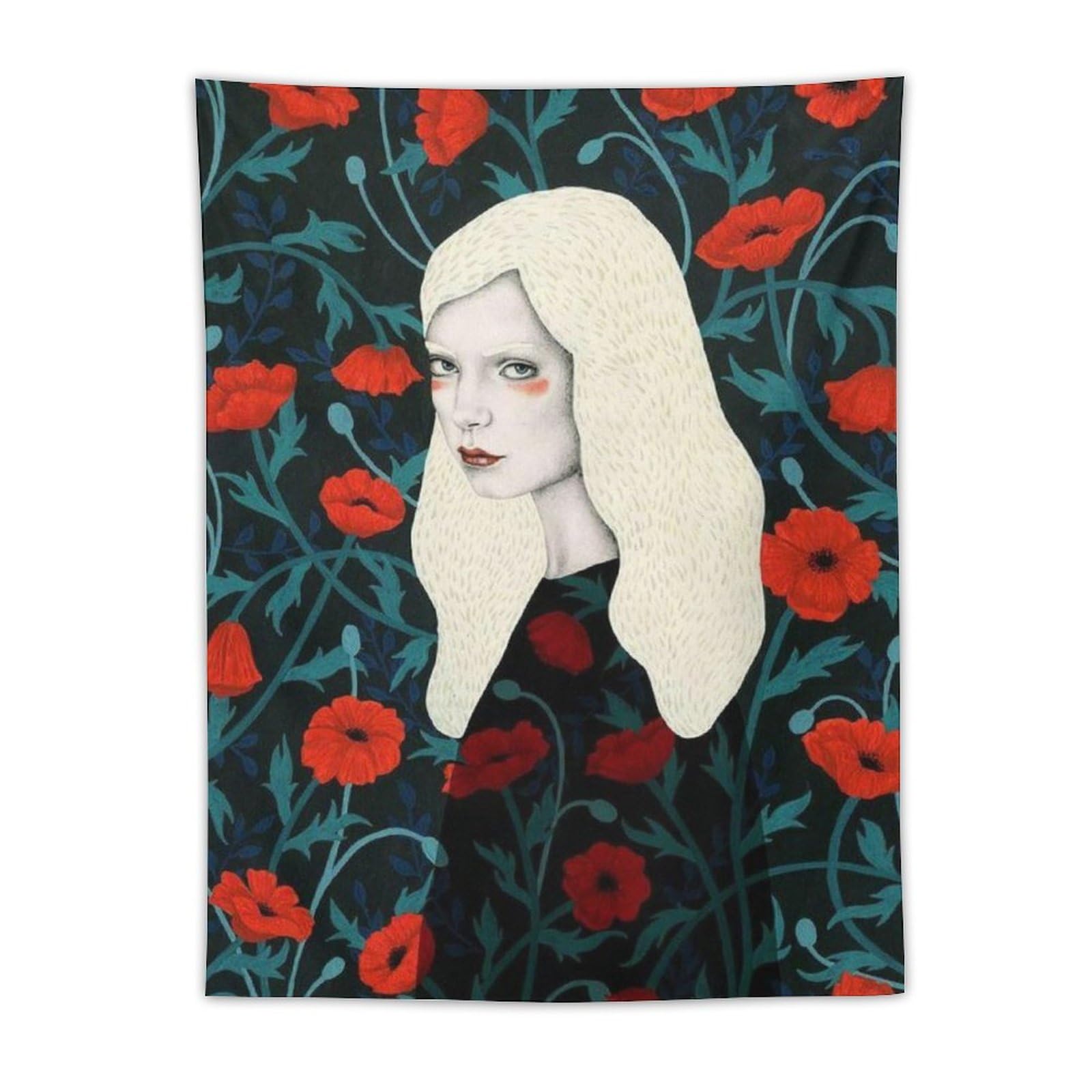 JADESA Painting Posters Frame Sofia Bonati Beautiful Woman Vintage Wall Decor Art Tapestry Polyester Painting Decor Wall Print Photo Gifts Home Modern Decorative Tapestries 30"x40"