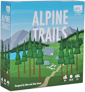 Alpine Trails | Strategic Tile Placement Board Game for Families