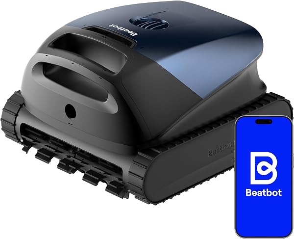 (2026 Nuevo) Beatbot Sora 10 Robot Piscina limpiafondos y Paredes, Plataformas y línea de flotación, 25700 LPH, Estacionamiento línea flotación, 5l residuos,Controllo App,Piscinas enterradas/elevadas - 1