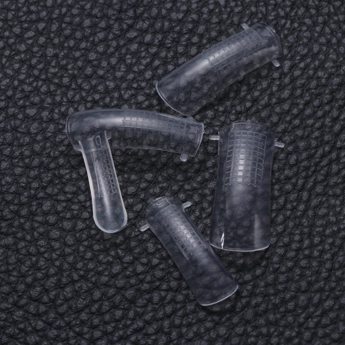 100pcs Artificial Nail Tips 10 Sizes White Plastic