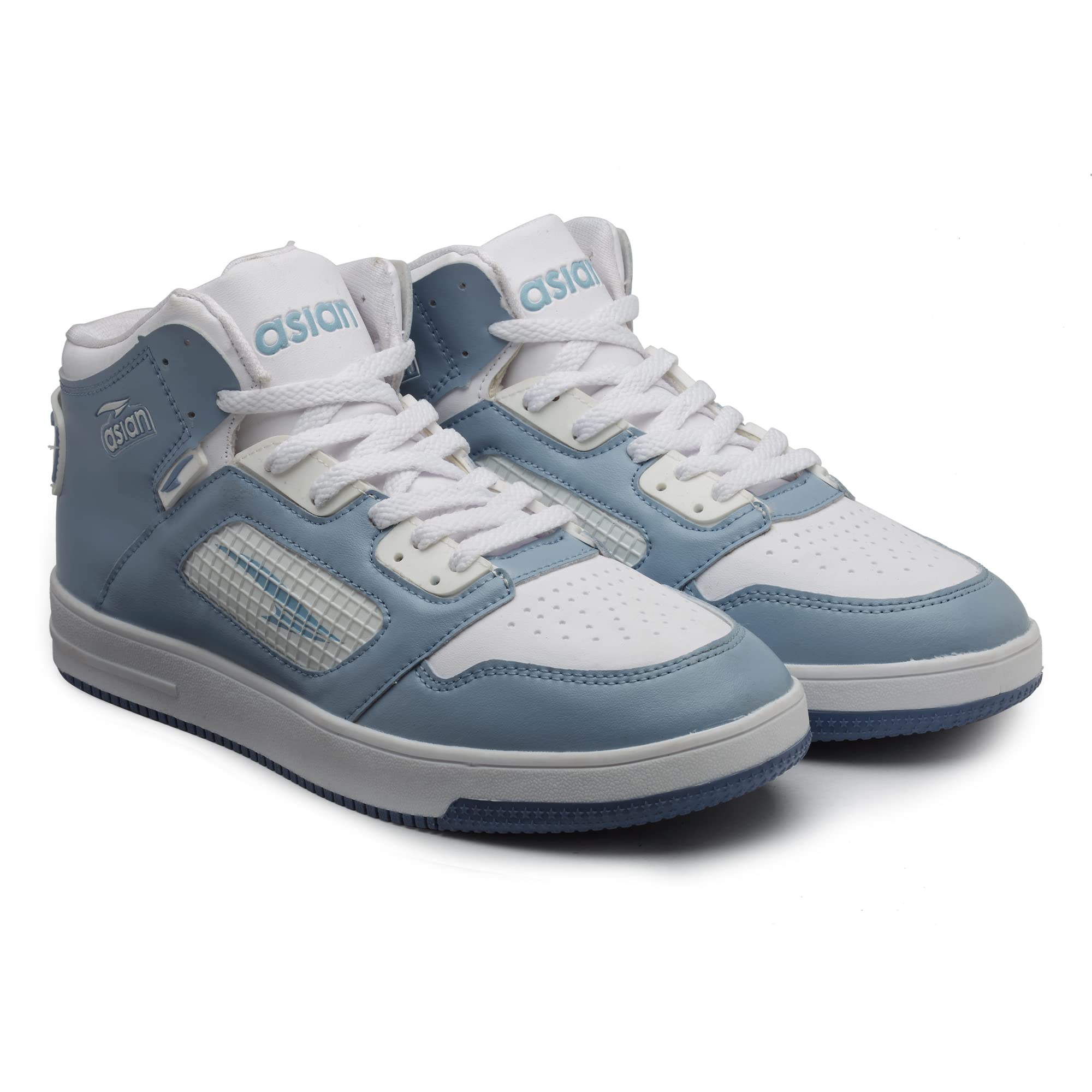 ASIAN Carnival-01 Mens High Top Casual Chunky Fashion Sneakers,Dancing Shoes | Basketball Shoes with Rubber Outsole for Boys Slate White (B0BW3TLW4F) Amazon Price History, Amazon Price Tracker