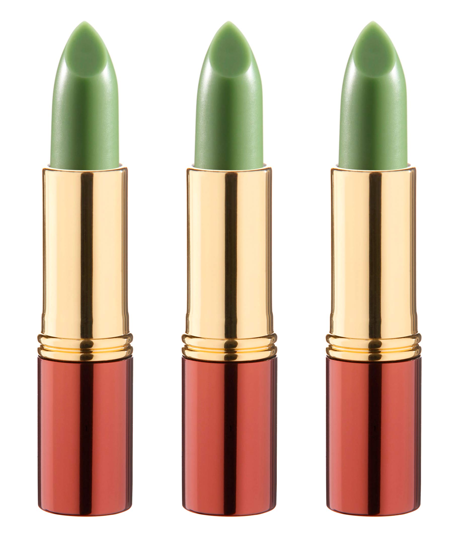 IKOS Lippenstift 3er Set: der denkende Lippenstift DL2 grün – nachtrosa