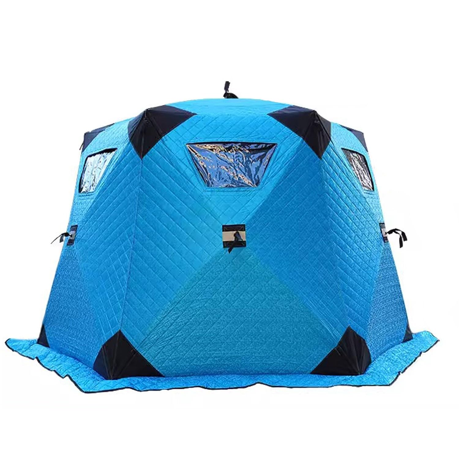 SciAza ice Fishing Tent ice Fishing shelter Insulated Warm Outdoor Ice Fishing Cotton Tent, Winter Camping Cold Protection Equipment(Color:2)