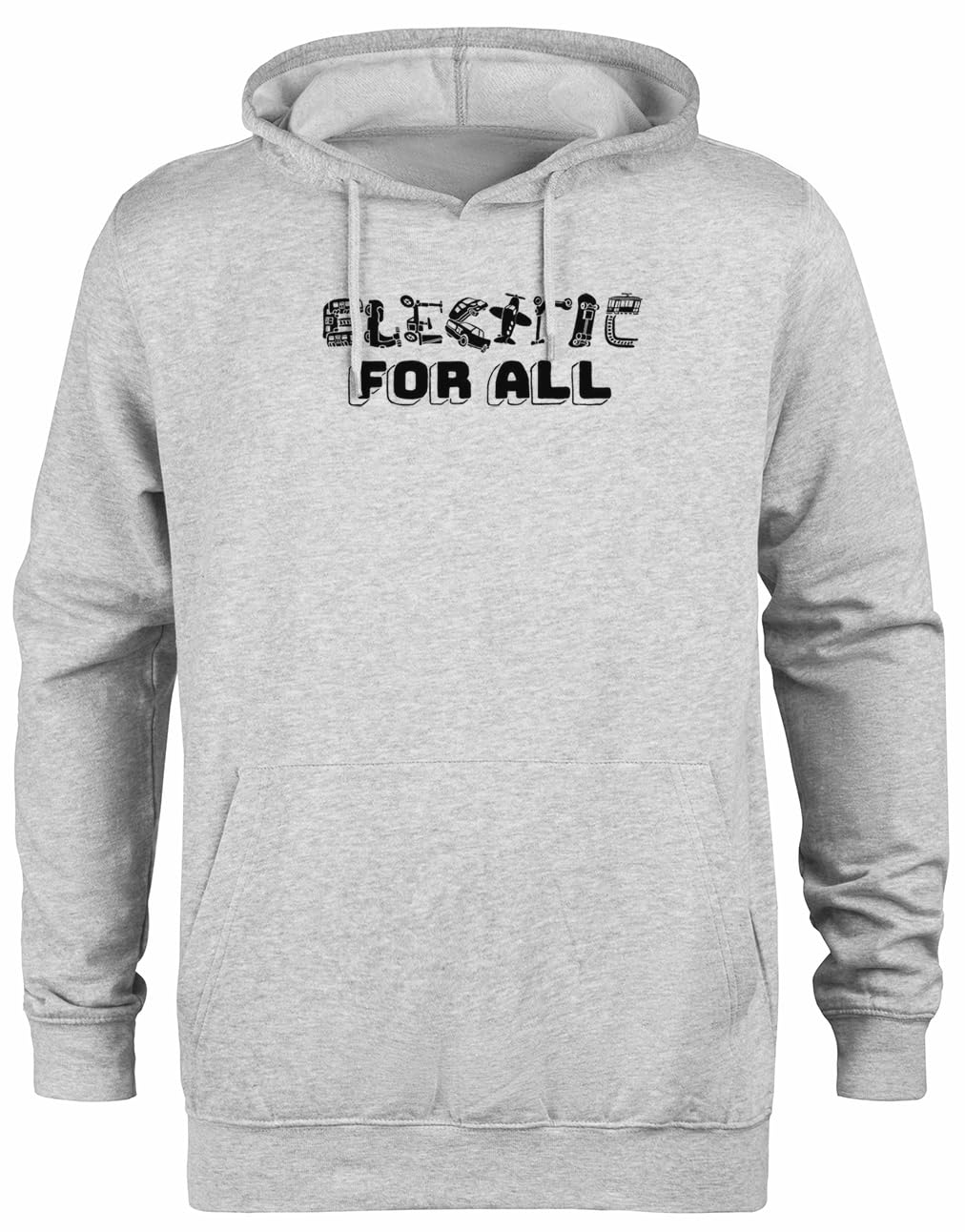 Genérico Electric For All Jersey con Capucha Gris Sudadera con Capucha Unisex