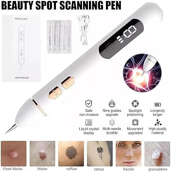 BODYA 9 Levels Laser Plasma Pen Mole Removal Dark Spot Remover Skin Wart Tag Tattoo Removal