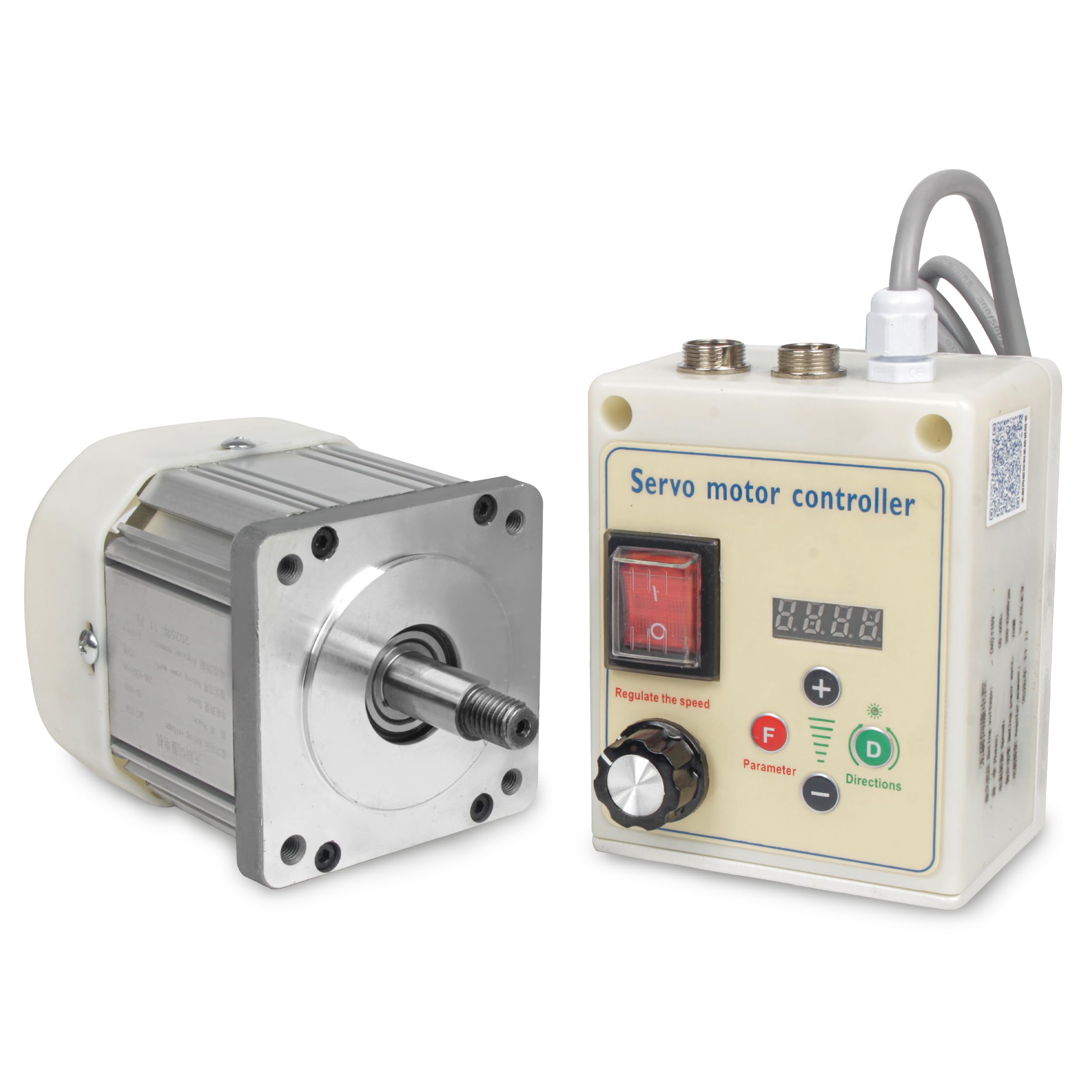 RATTMMOTOR 750W Permanent Magnet Brushless Servo Motor Max Speed  6500rpm/min with Servo Motor Speed Controller for Woodworking  Machine/Lathe/Drilling and Tapping Machine/Reducer/Belt Sander (110V) -  Amazon.com