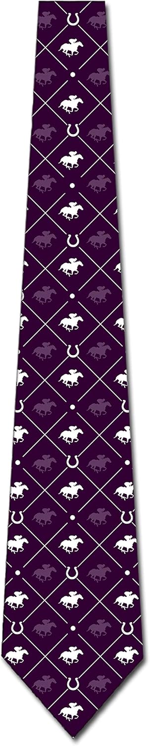 Three Rooker Horse Racing Ties Mens Equestrian Sports Business Necktie