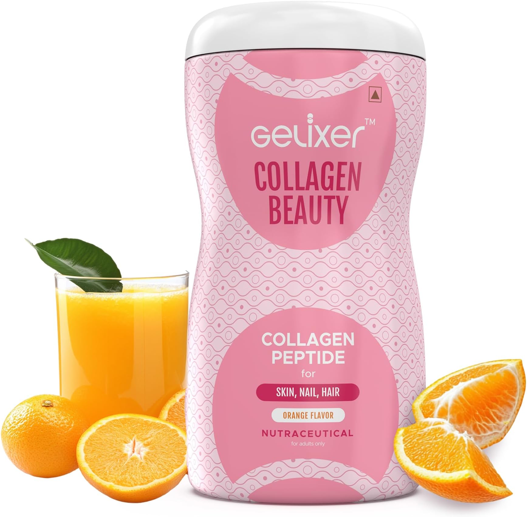 Beauty (Orange Flavour) Collagen Powder 180g, Premium Japanese Marine Collagen Peptide for Youthful Skin, Hair & Nail