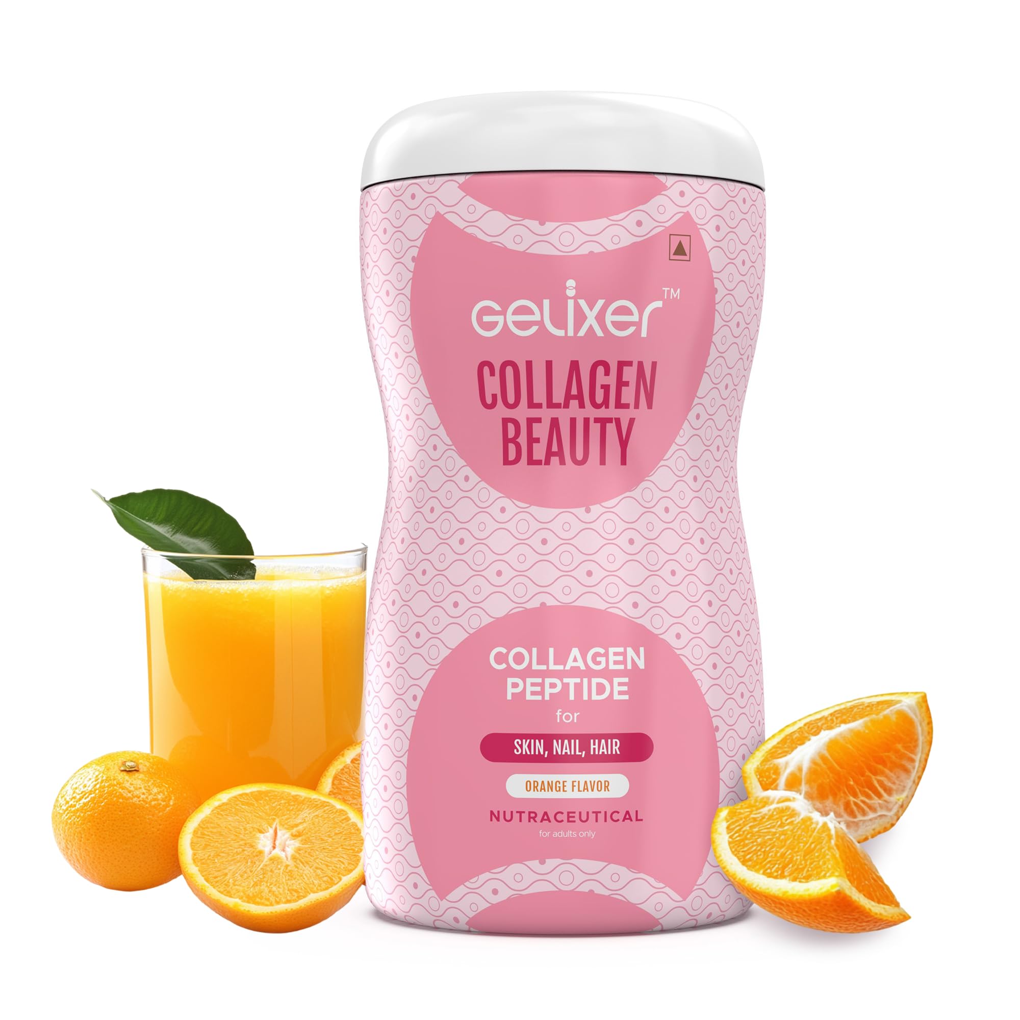 Beauty (Orange Flavour) Collagen Powder 180g, Premium Japanese Marine Collagen Peptide for Youthful Skin, Hair & Nail