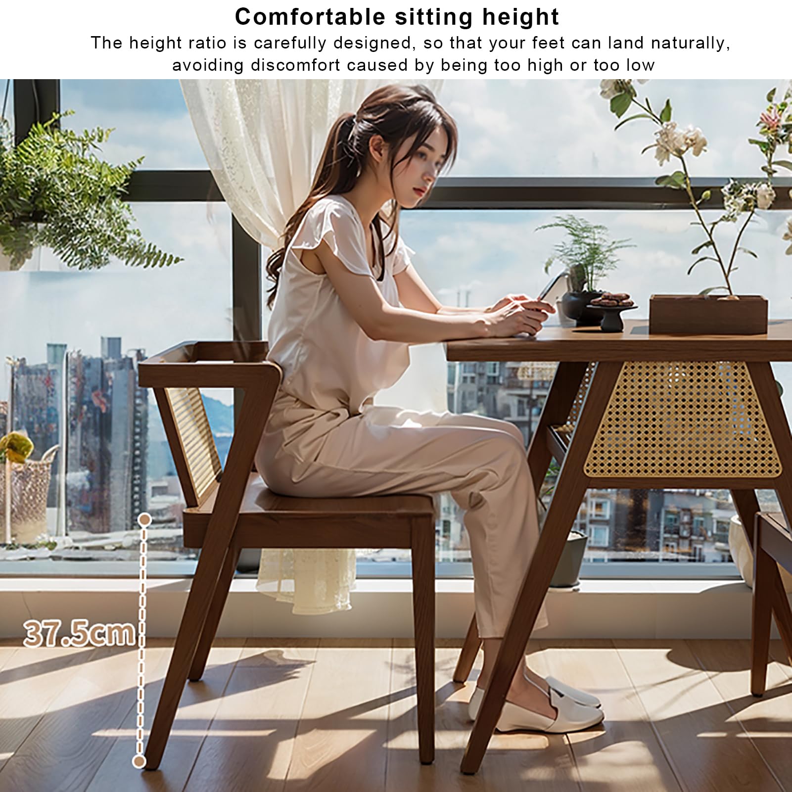 無垢材 ミニテーブル　チェア　２点セット Amazon.co.jp: キッチン&ダイニングルームテーブルチェア3点セット