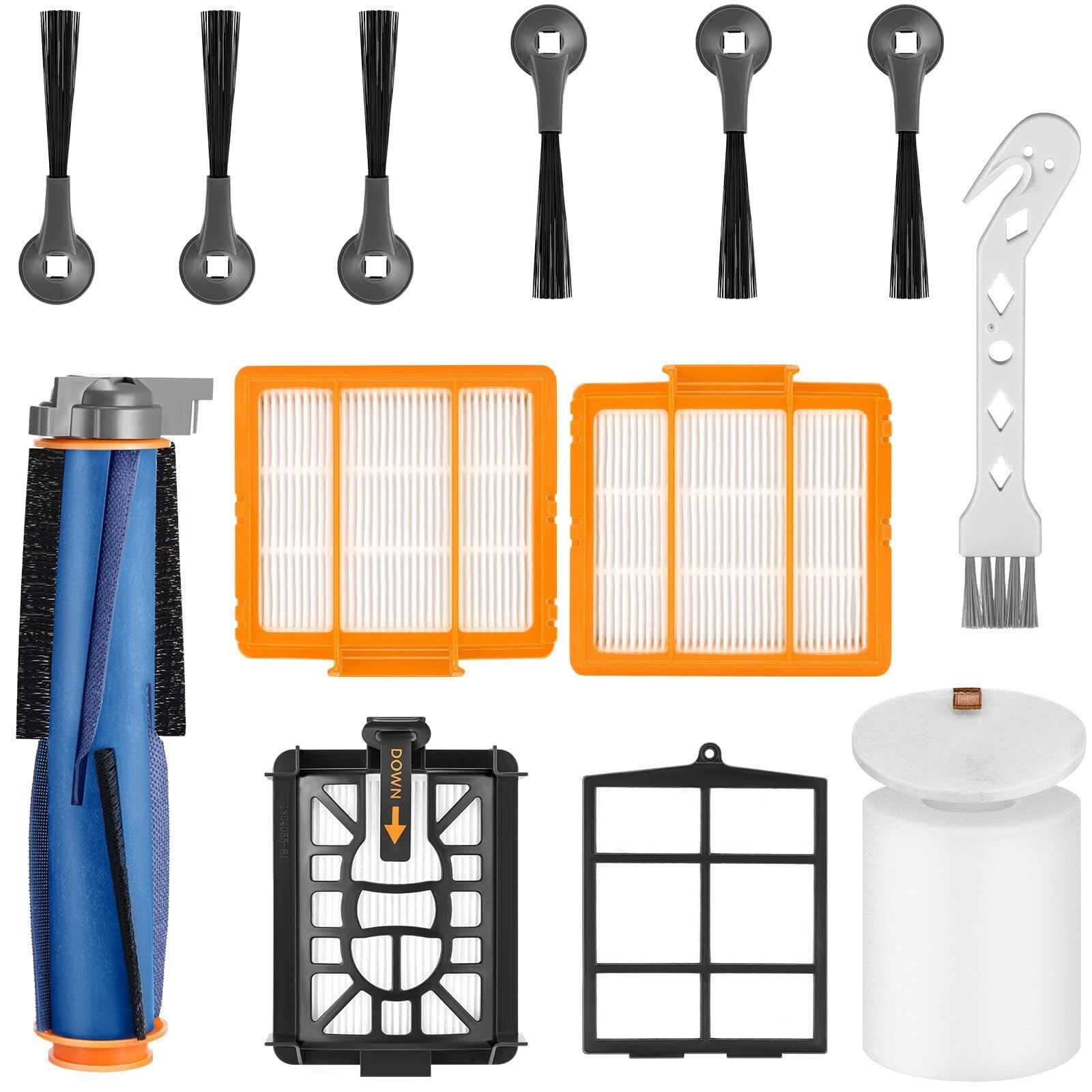 Cepillo Lateral Principal for aspiradora, Filtro, Compatible con Shark RV2520AOUS(20 Parts)