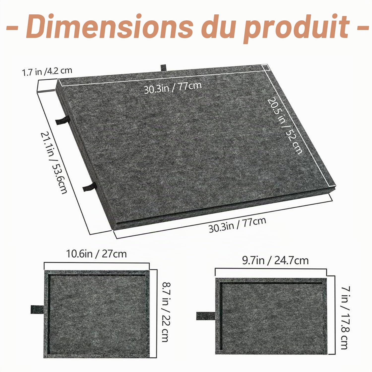 Table Puzzle 1000 Pieces，Support Puzzle，Planche de Pliable avec Support et Housse 2 en 1,Planches Légères avec 6 Tiroirs,Table en Feutre Super Légère