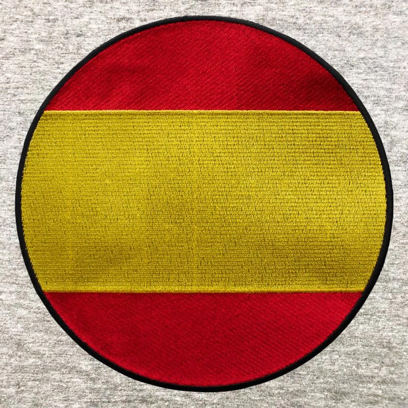 Patch brodé Espagne rond pour personnaliser vos vestes et sacs