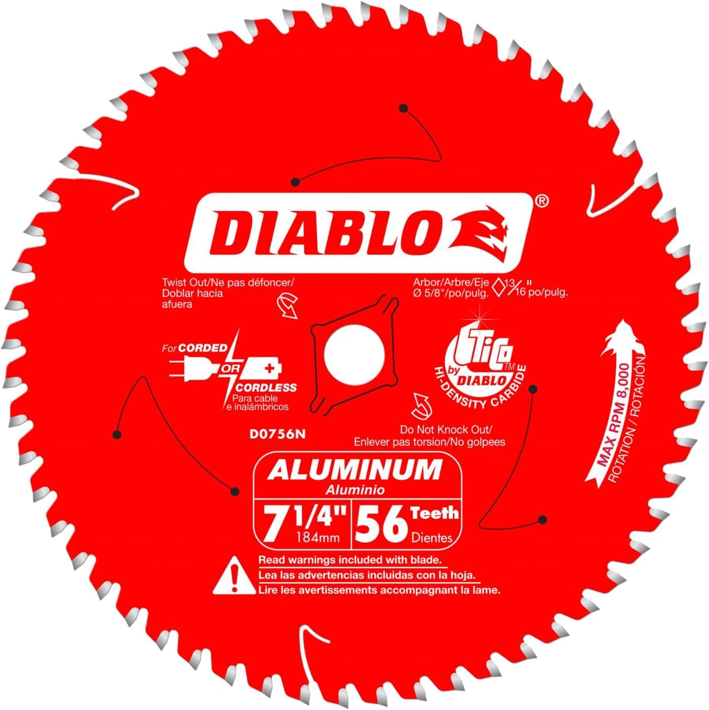 Diablo D0756N Cutting Saw Blade
