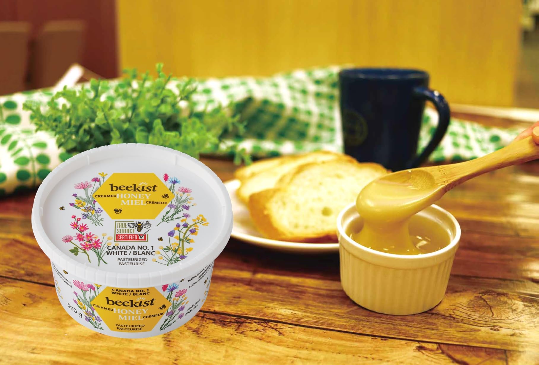 白いクリーム状結晶ハチミツ300g×3本 白いクリーム状結晶ハチミツ300g×3本 はちみつの通販 結晶化 ｜ 金沢