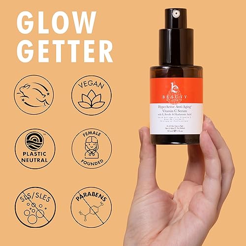 Miniatura 6 de Suero de vitamina C para la cara con ácido hialurónico  Suero facial de vitamina C para mujeres y hombres, suero antienvejecimiento vitamina C y