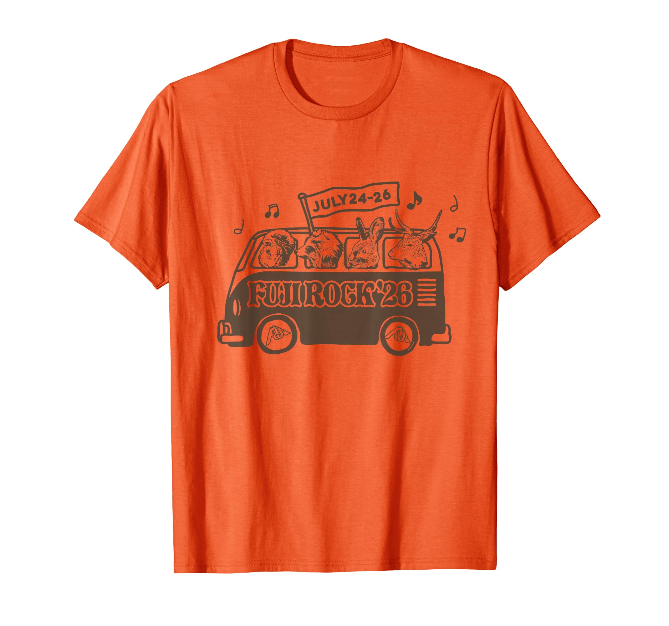 Amazon | FUJI ROCK 2026 ANIMAL Amazon Limited ORANGE Tシャツ | T