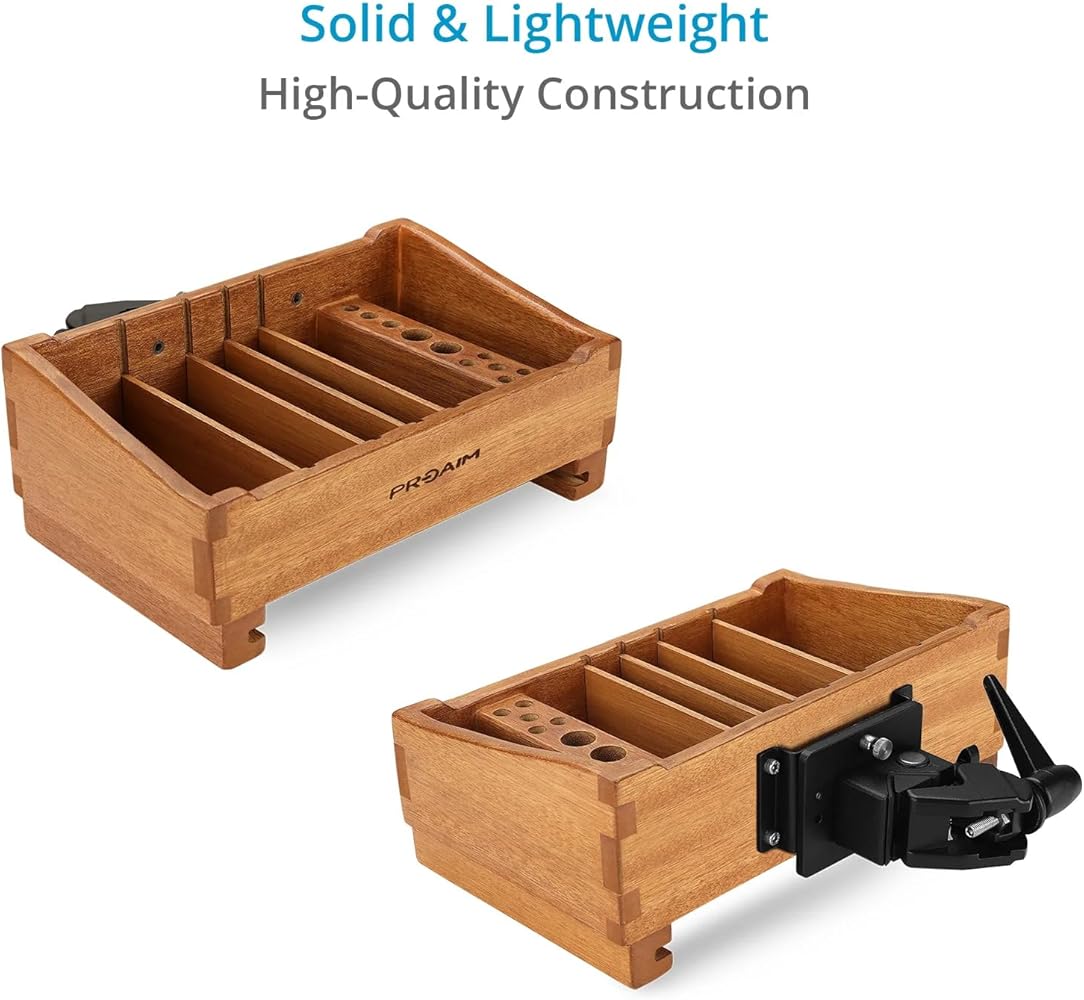PROAIM Camera Assistant Front Wooden Box for Small Productions