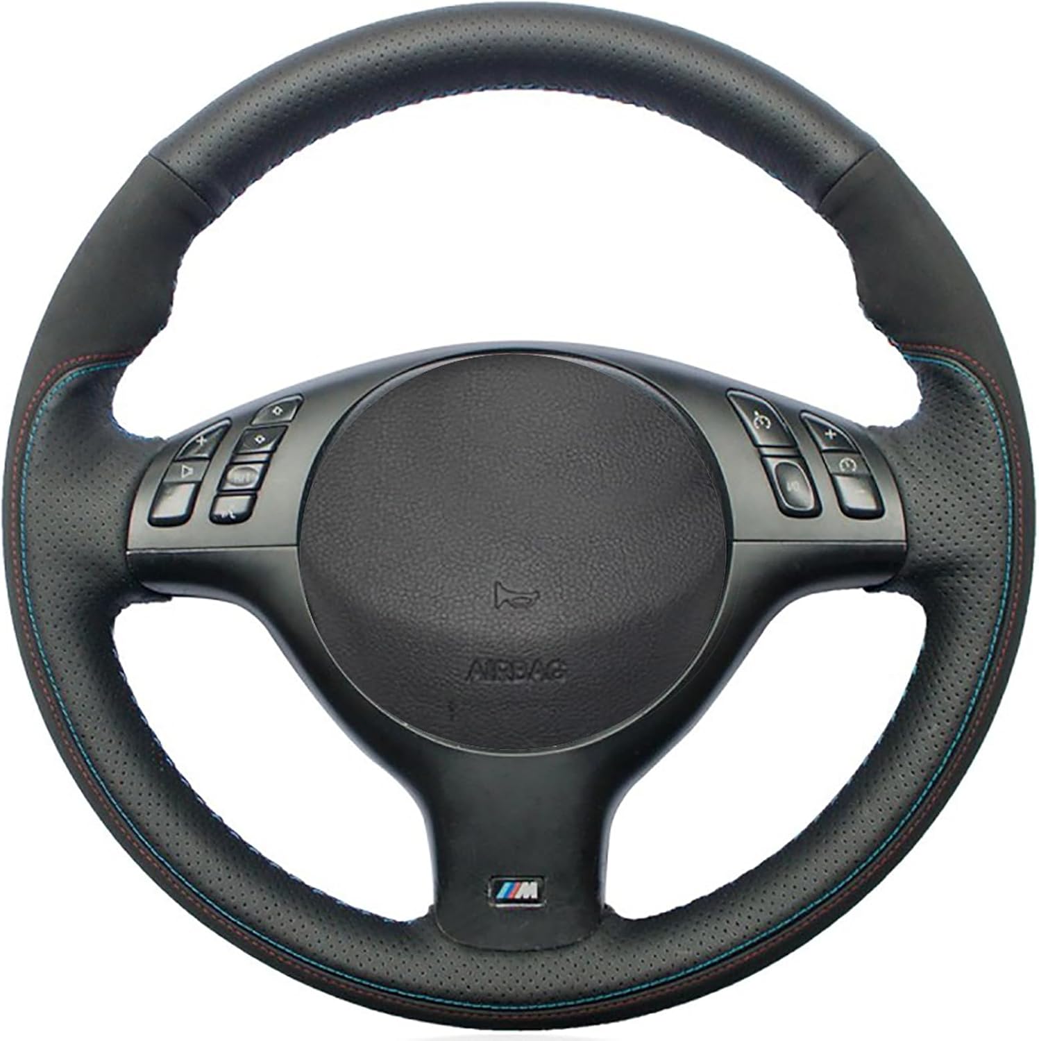 Auto Custom Steering Wheel Covers for BMW E46 E39 330i 330Ci 525i 530i 540i M3 2001 2012 2003 Accessories