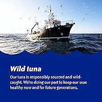 Vista 7 de Chicken of the Sea Atún ligero capturado en agua de manantial, paquetes de 2.5 onzas, 12 unidades, atún alto en proteínas 100% en agua, comidas