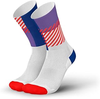 Districts - Calcetines deportivos largos - Ligeros, funcionales y transpirables - Con protección antiampollas - Ideales para correr - Tallas 35-46