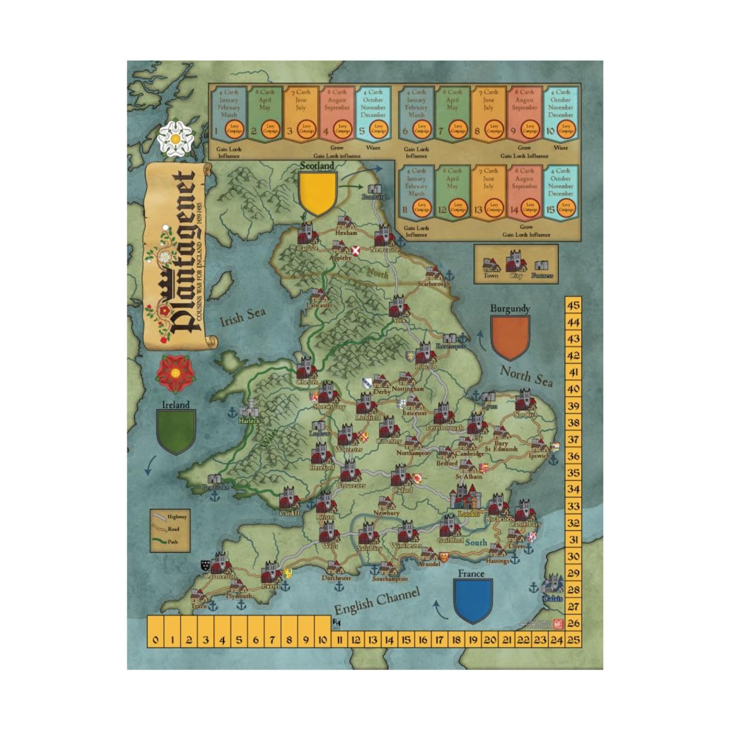 Amazon.co.jp: Plantagenet - Cousins War for England 1459-1485 