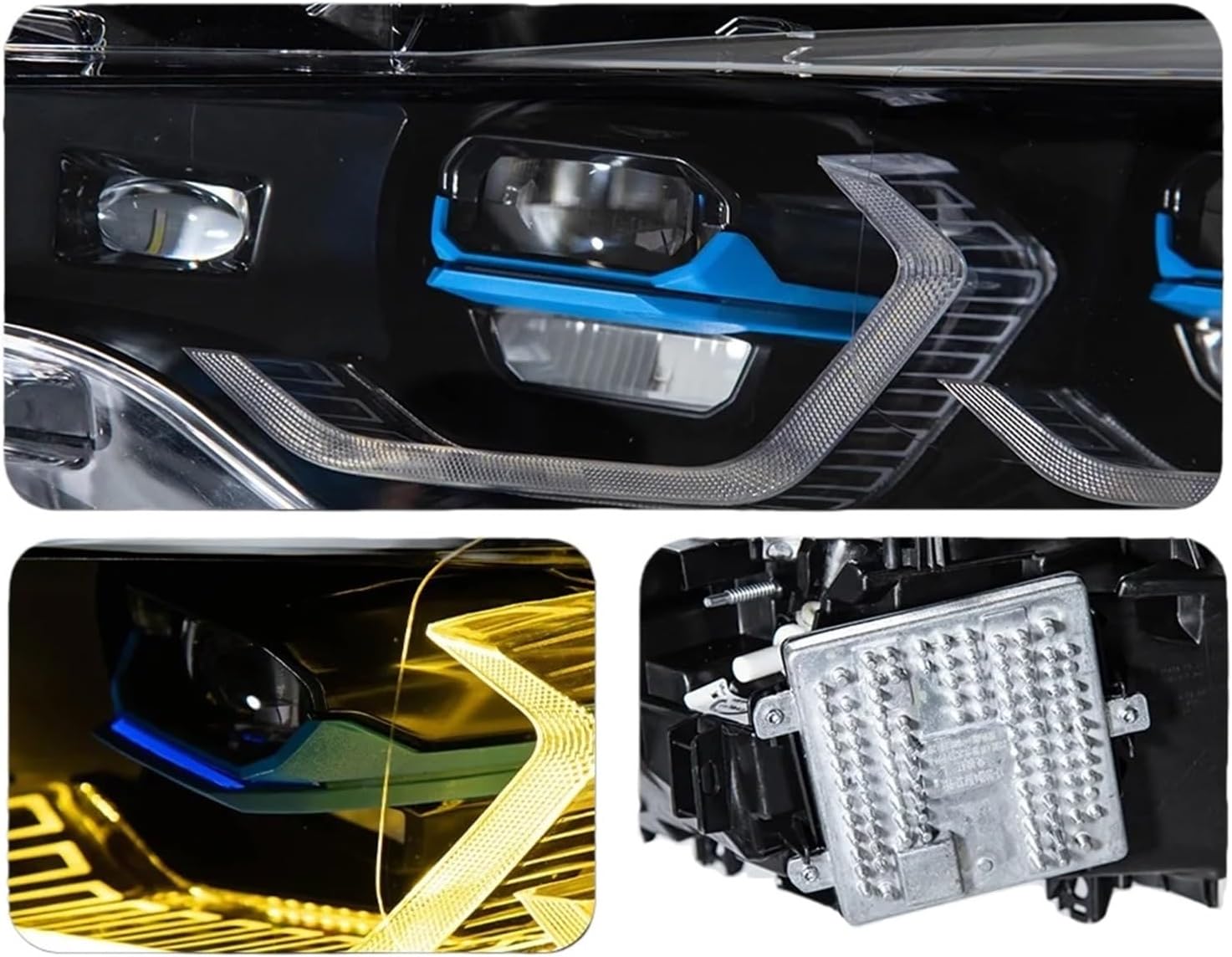 Car Lights compatible for BMW F32 F36 M4 Headlight 2013-2019 4 series 425i F82 M3 Head Lamp Drl Projector Lens Automotive Accessories(10 pins)