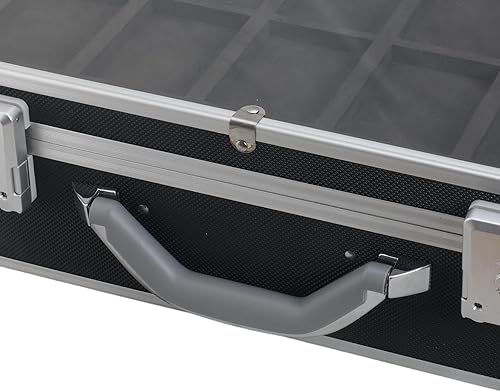 Vista 13 de Ursae Minoris Elite - Caja de aluminio negro para 100 portamonedas de estilo certificado o certificado NGC, PCGS, ANACS, Elite, Lighthouse, BCW