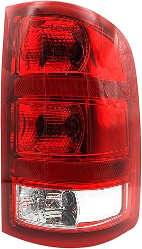 Conjunto de luz trasera compatible con GMC Sierra 1500 2007-2013, GMC Sierra 2500 HD 2007-2014, GMC Sierra 3500 HD 2007-2014 - Lámparas de freno